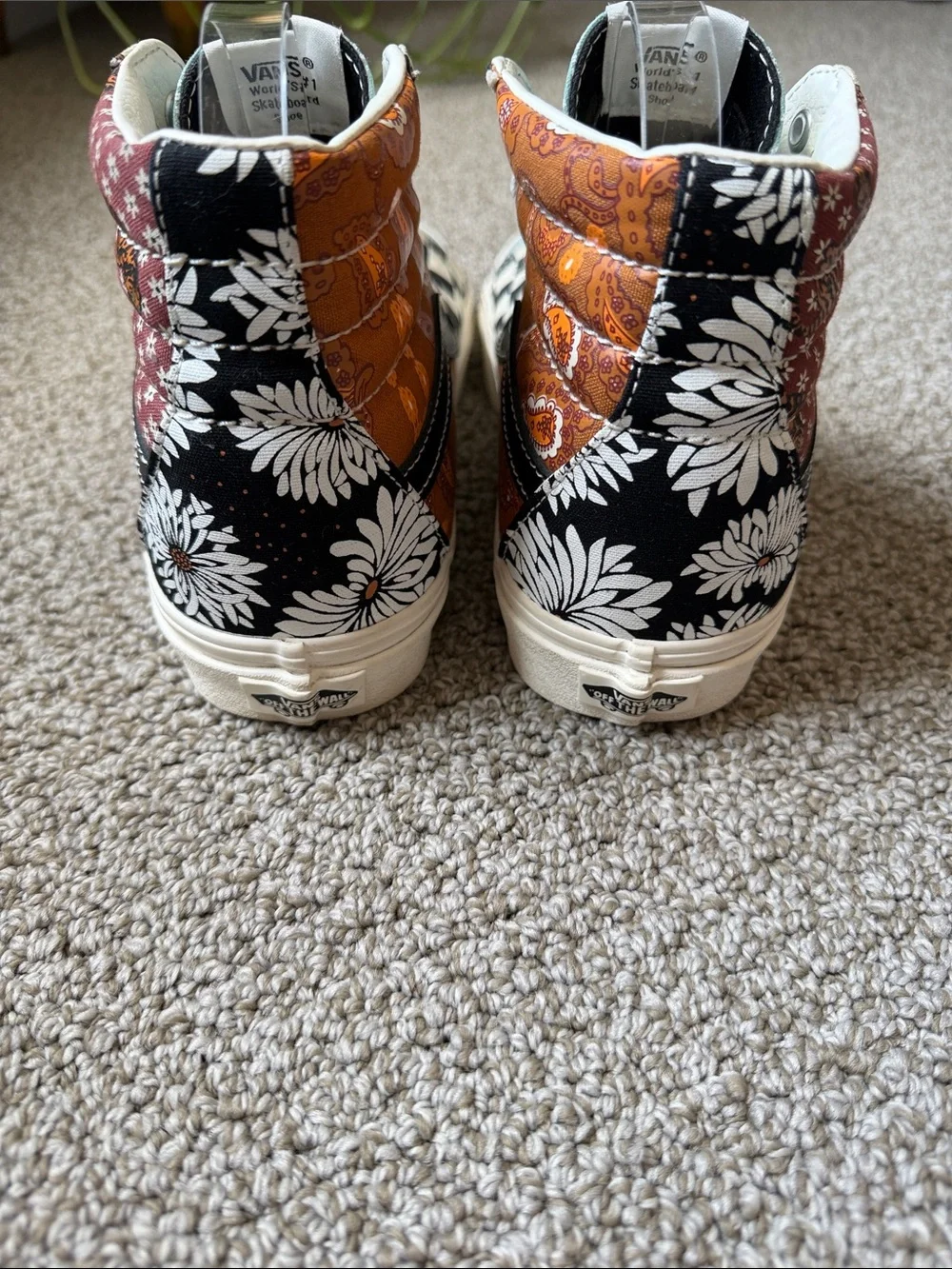 Vans Sk8-Hi Tiger Patchwork High Top Sneakers - Picture 5 of 9